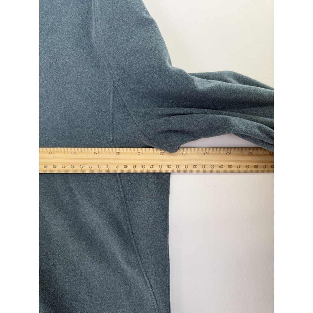 Mondetta Men's Soft Fleece Lightweight Stretch Quarter Zip Pullover Teal Size L - Picture 5 of 6